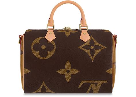 louis vuitton brown canvas monogram with black leather